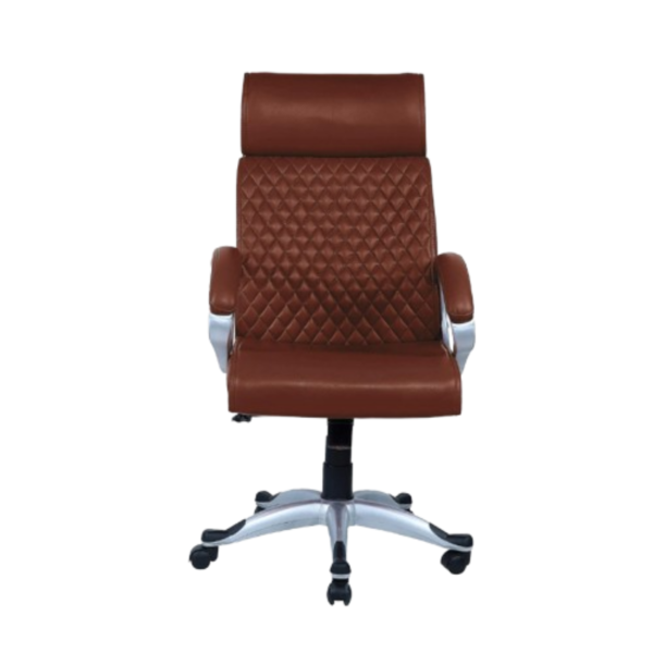 Boss Chair , Director Ceo Chair , Broun Leather High Back