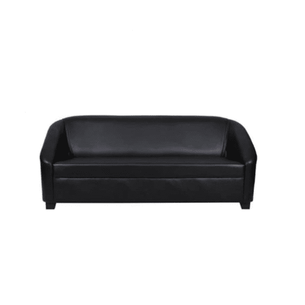 Office Sofa 3 Seater Round Cushion