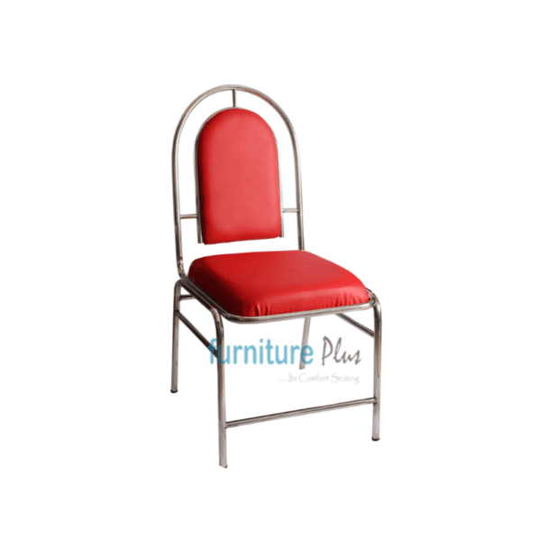 Cafeteria Chair Mandap Crome Seat Cusion