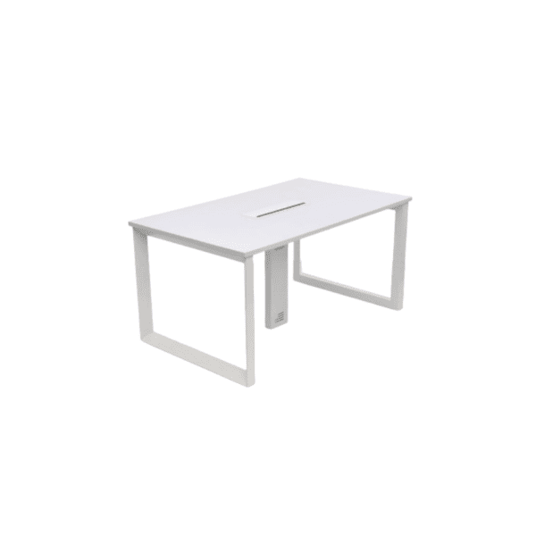 Meeting Table Sq Ply Top Metal Pipe