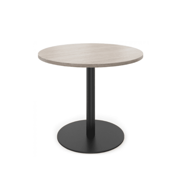 Meeting Table Ply Top Table Round Metal Leg